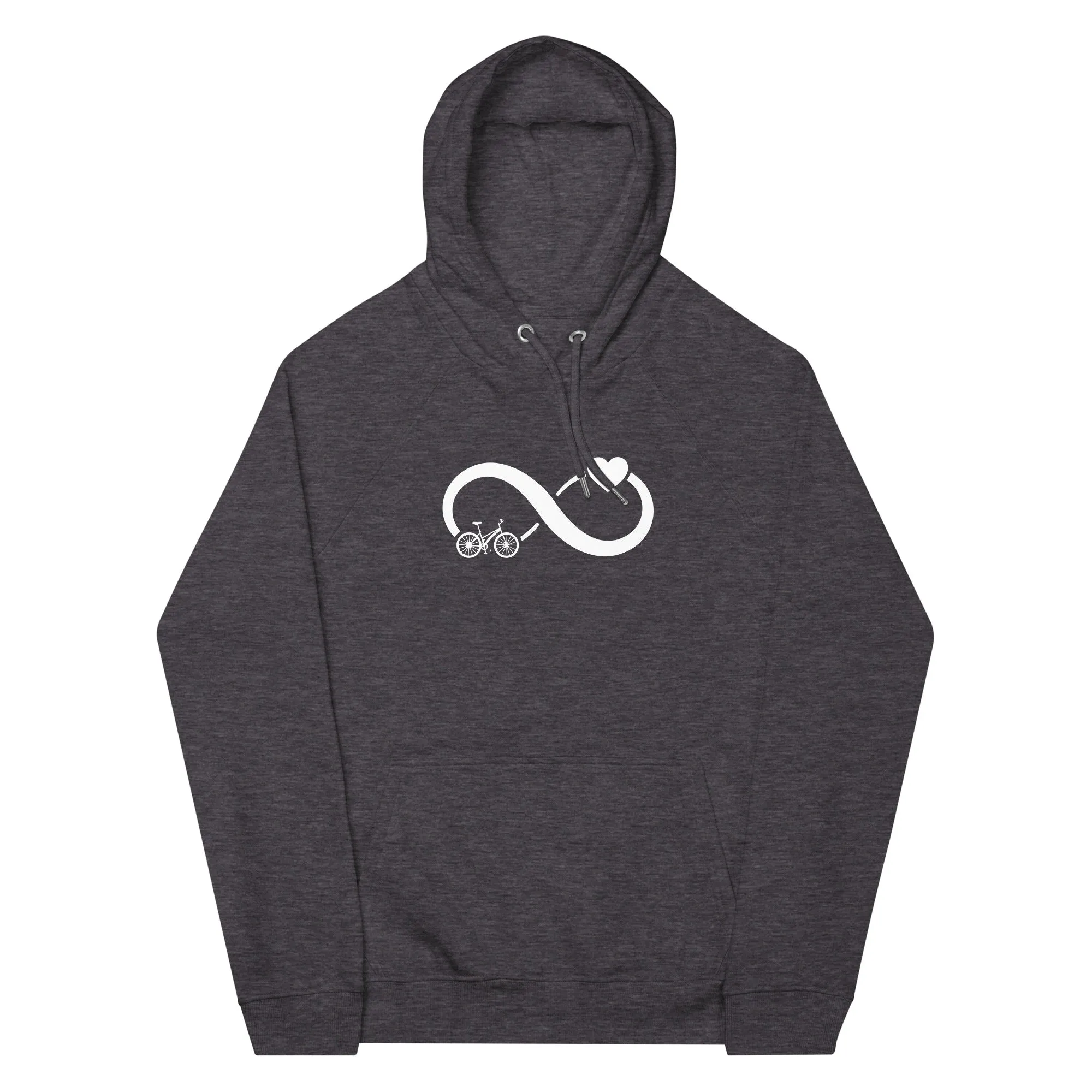 Infinity Heart and Cycling - Unisex Premium Organic Hoodie