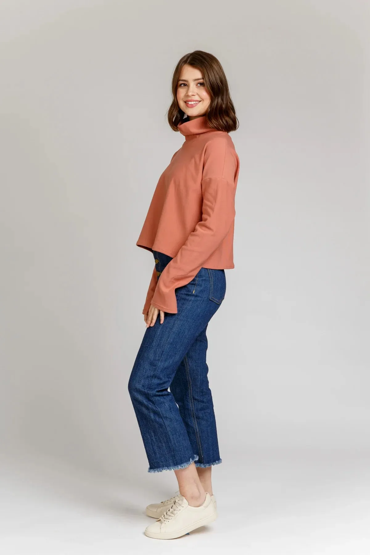 Jarrah Sweater Sewing Pattern by Megan Nielsen