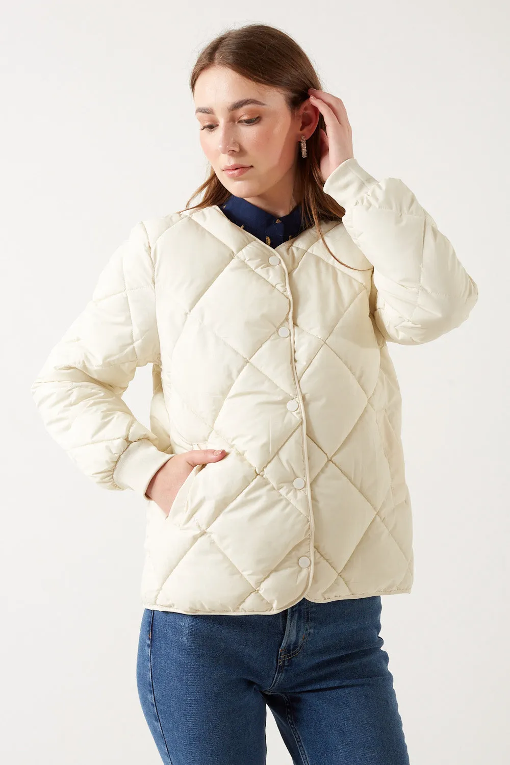 Marc Angelo Puffer Bomber Jacket