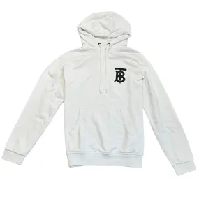 Men's Logo Hoodie White Size M