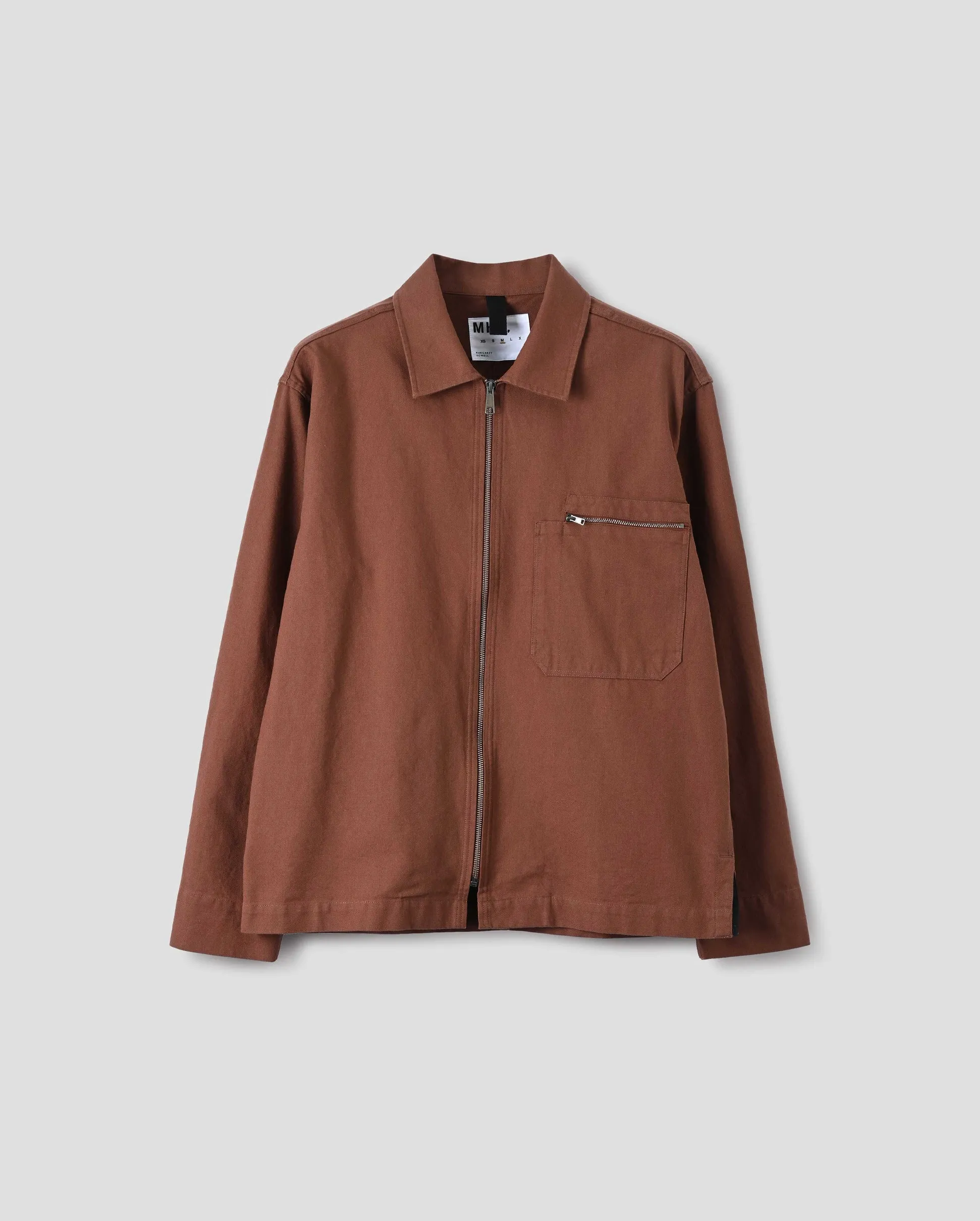 MHL ZIP OVERSHIRT / MINERAL