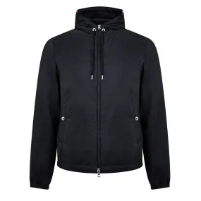 MONCLER GRIMPEURS HOODED JACKET NAVY BLUE