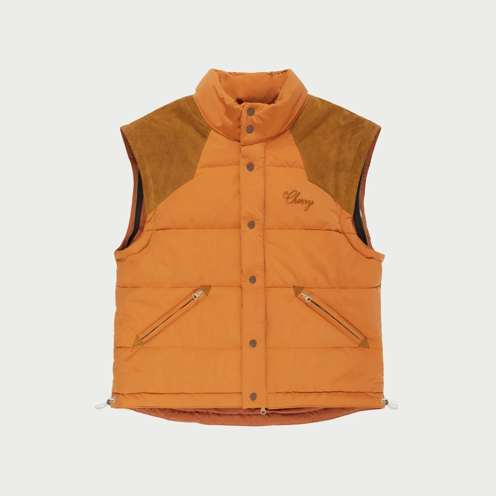 Mountain Puffer Jacket (Orange)