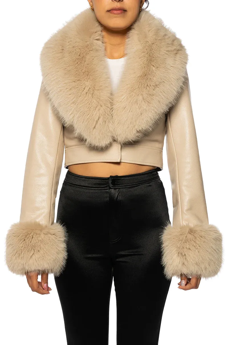 New Gisele Faux Fur Jacket