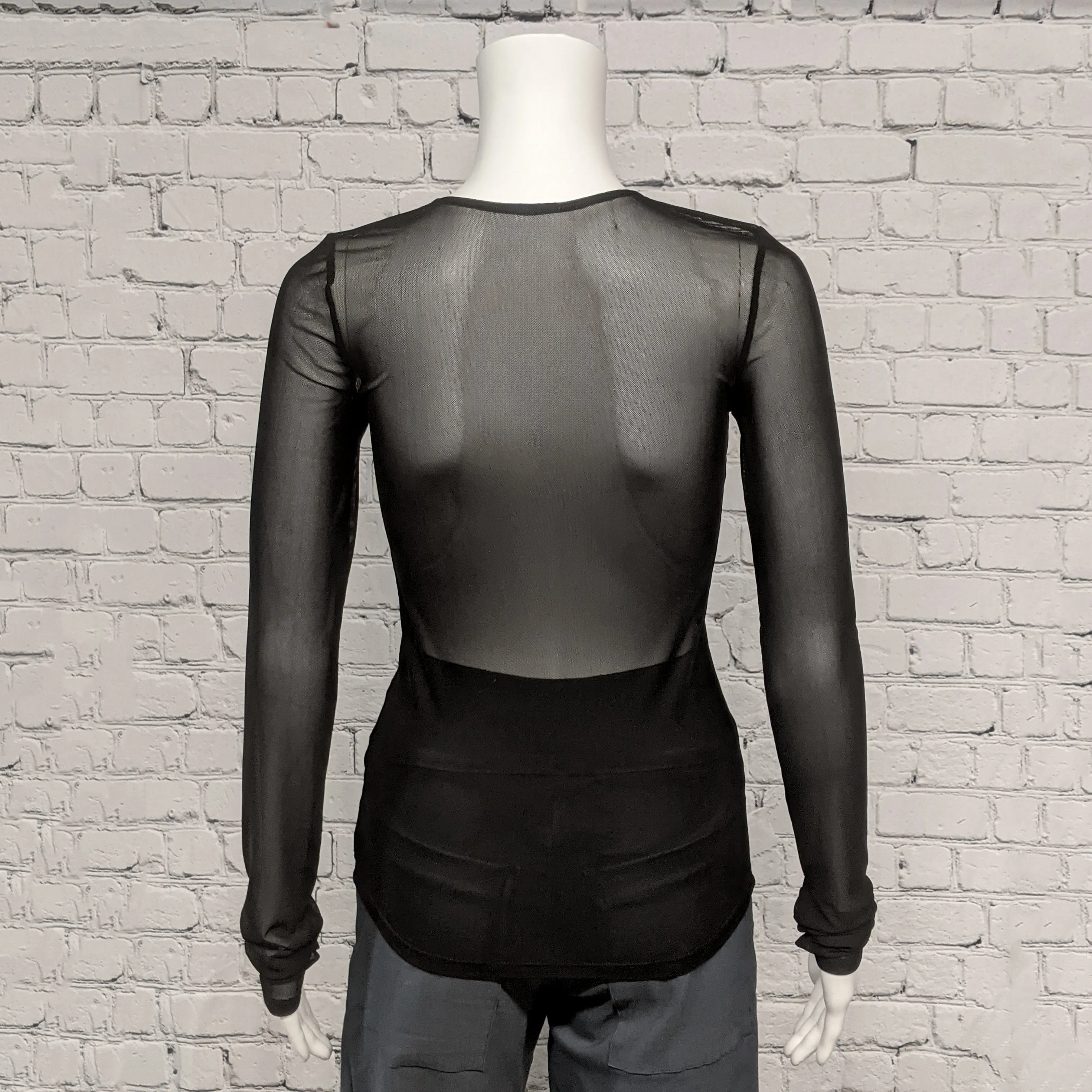 NEW! Mesh Top in Black by Simply Mila