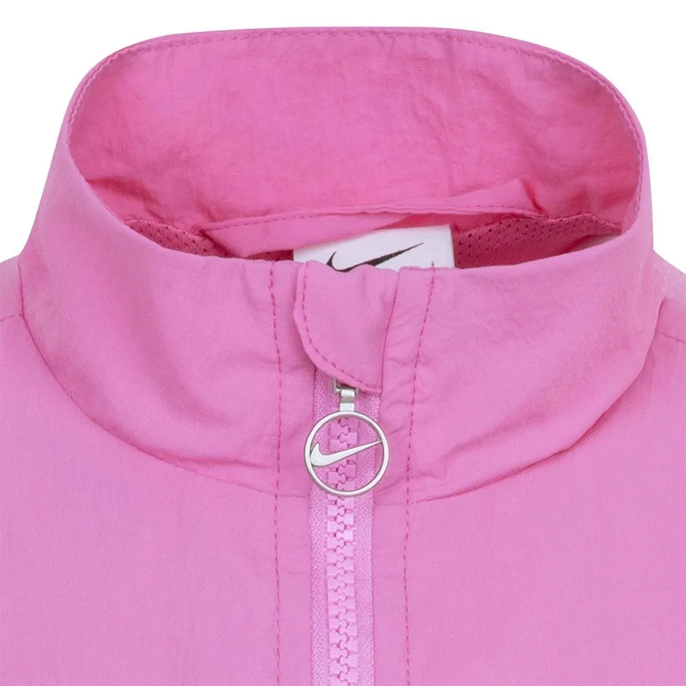 NIKE JUNIOR WINDBREAKER PINK JACKET