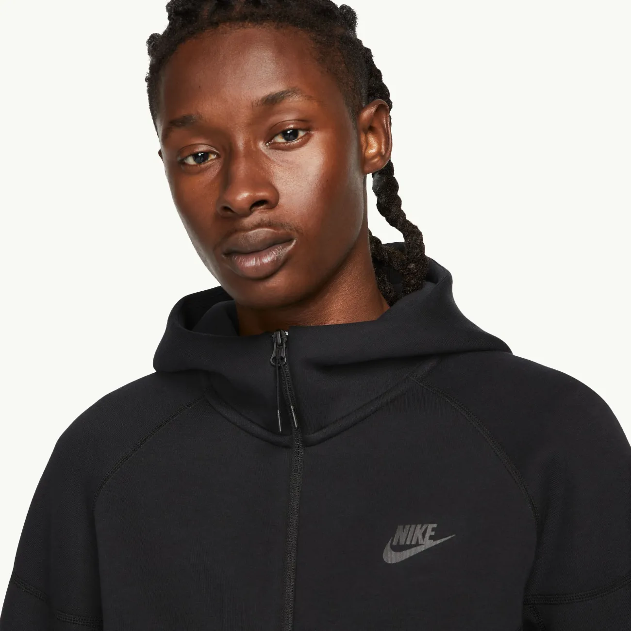 Nike Tech Fleece Full-Zip Windrunner Hoodie - Black