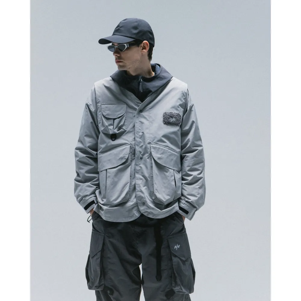 NINE POINT NINE CAIRN UTILITY JACKET-CHARCOAL