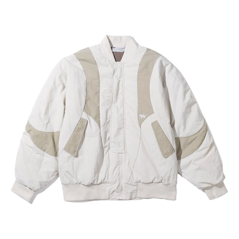 NINE POINT NINE GRADE BOMBER JACKET-IVORY