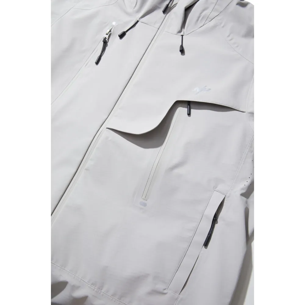 NINE POINT NINE NIGHT 3L SHELL JACKET-IVORY