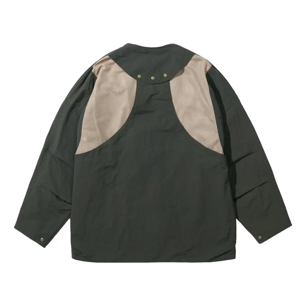 NINE POINT NINE TALUS KIMONO-OLIVE