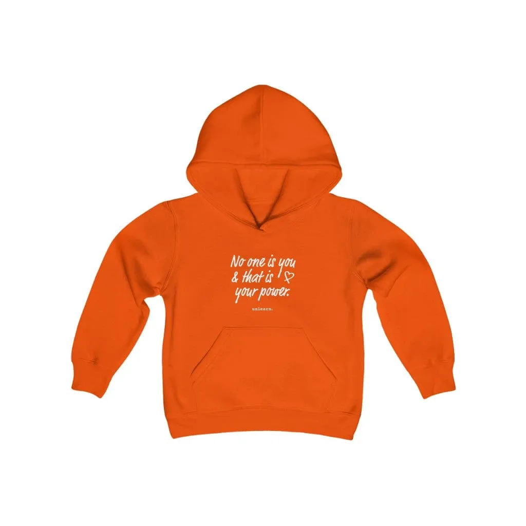 No One Is You - Youth Hoodie