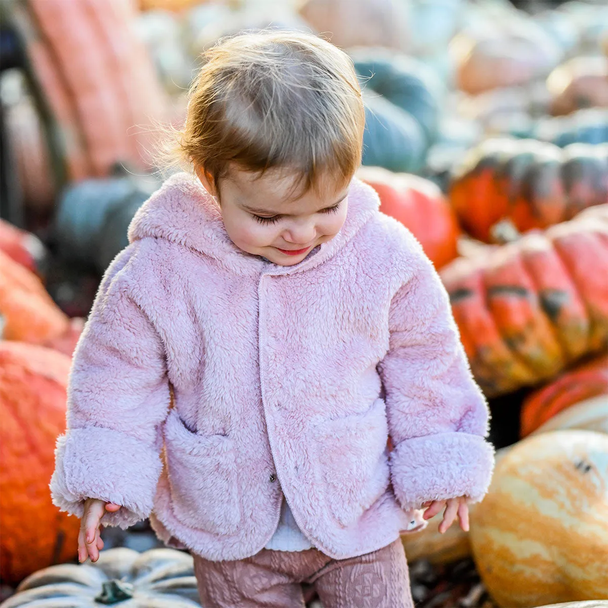 oh baby! Snowdrift Hooded Jacket - Dusty Rose