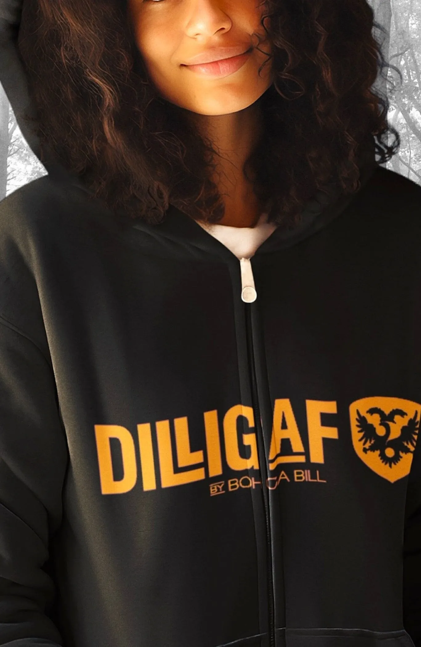 Our Classic DILLIGAF Neon Zip Up Hoodie