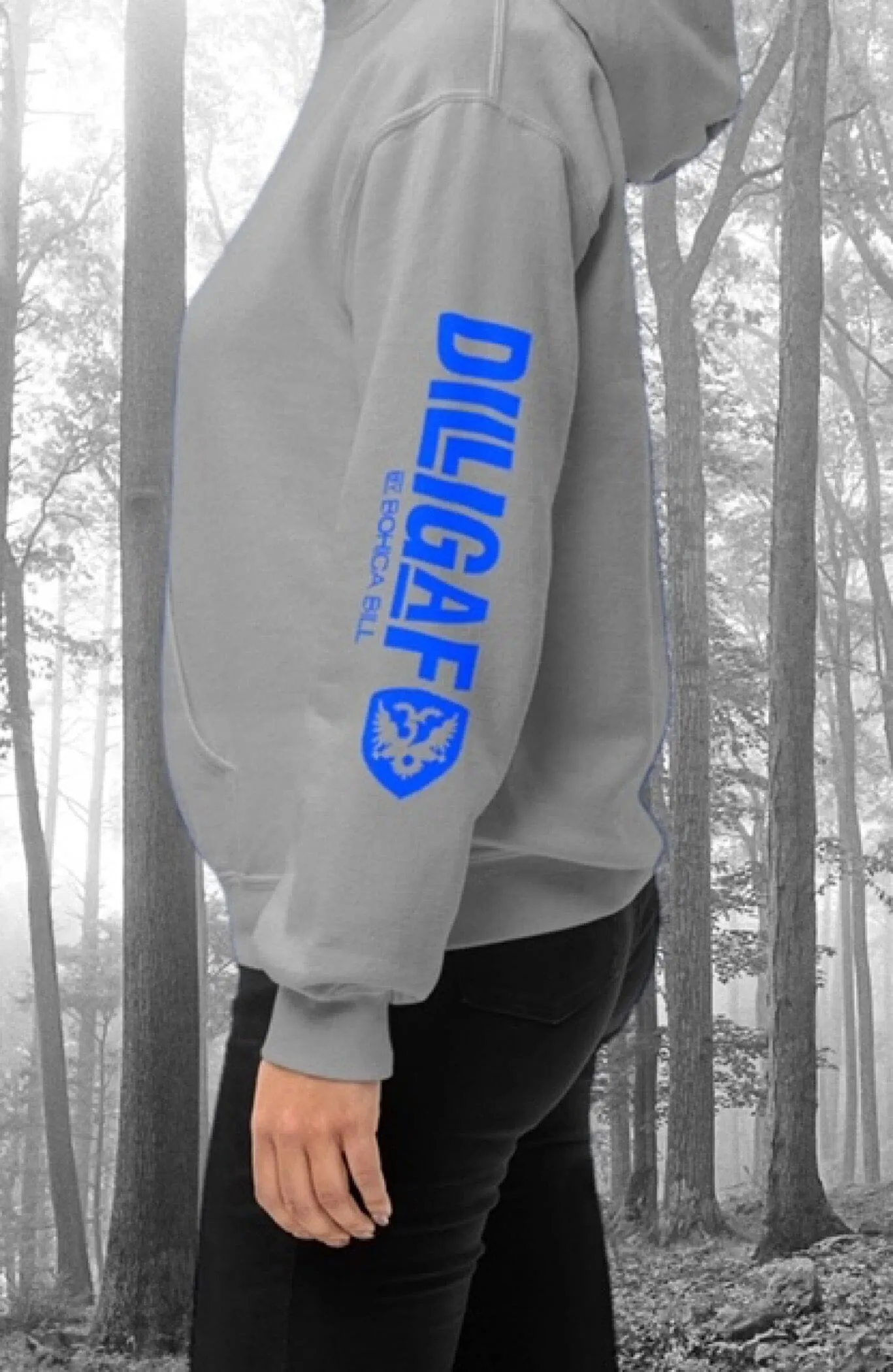 Our Classic DILLIGAF Neon Zip Up Hoodie