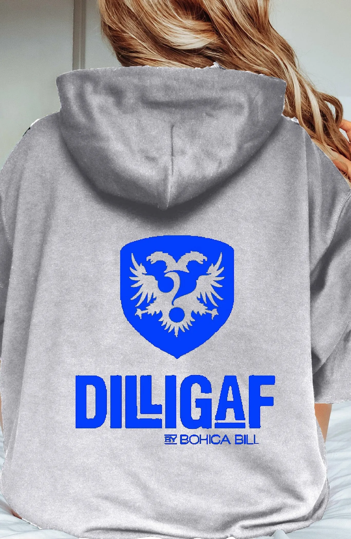 Our Classic DILLIGAF Neon Zip Up Hoodie