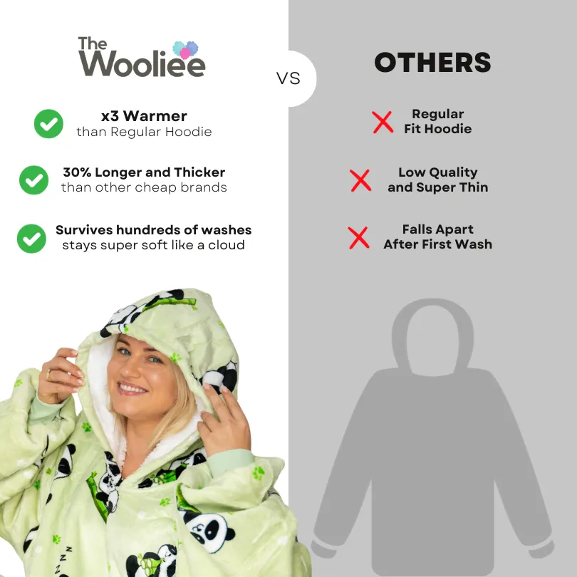 Panda - Hoodie Blanket