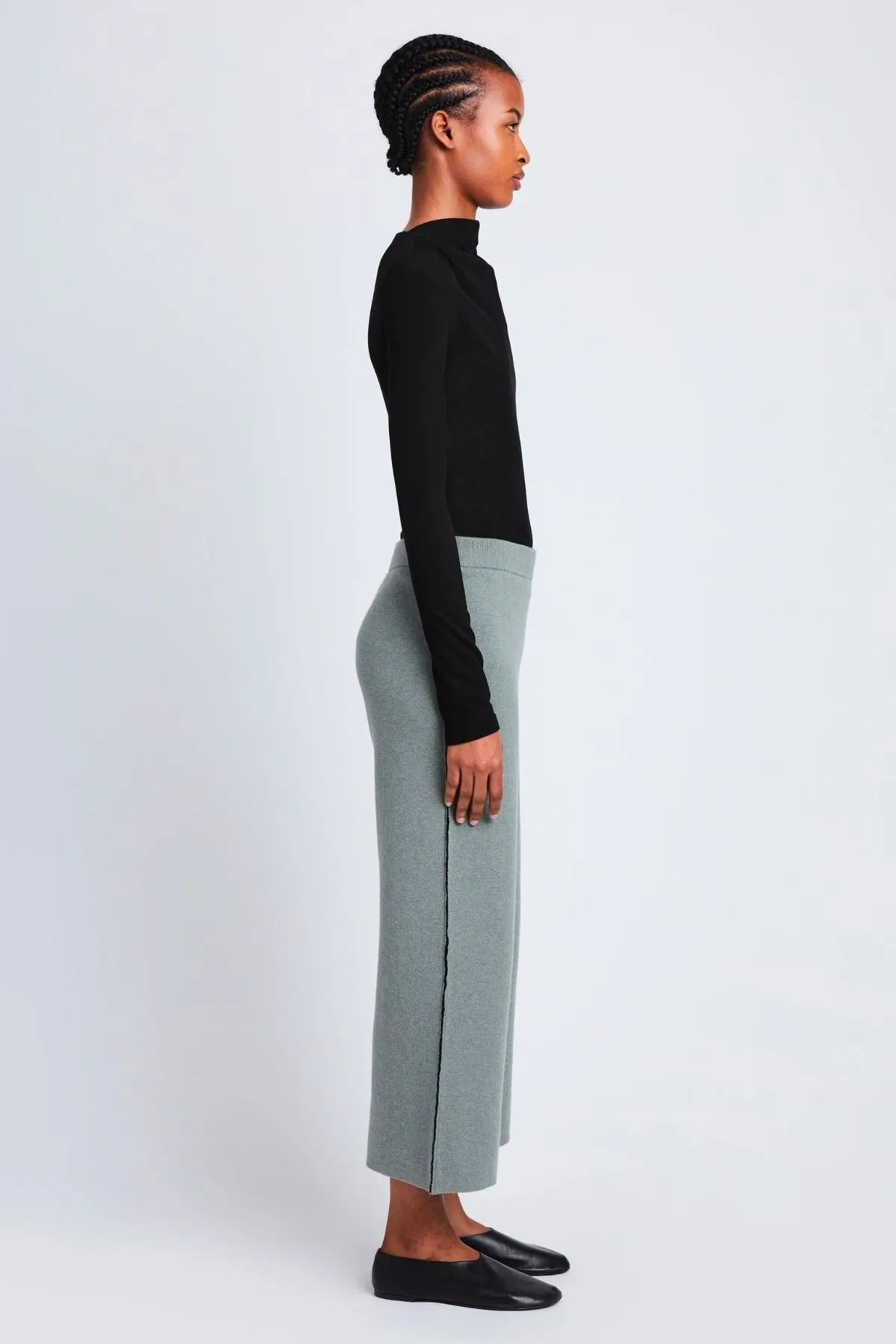 Proenza Schouler White Label Grace Pant - Poplar/ Black