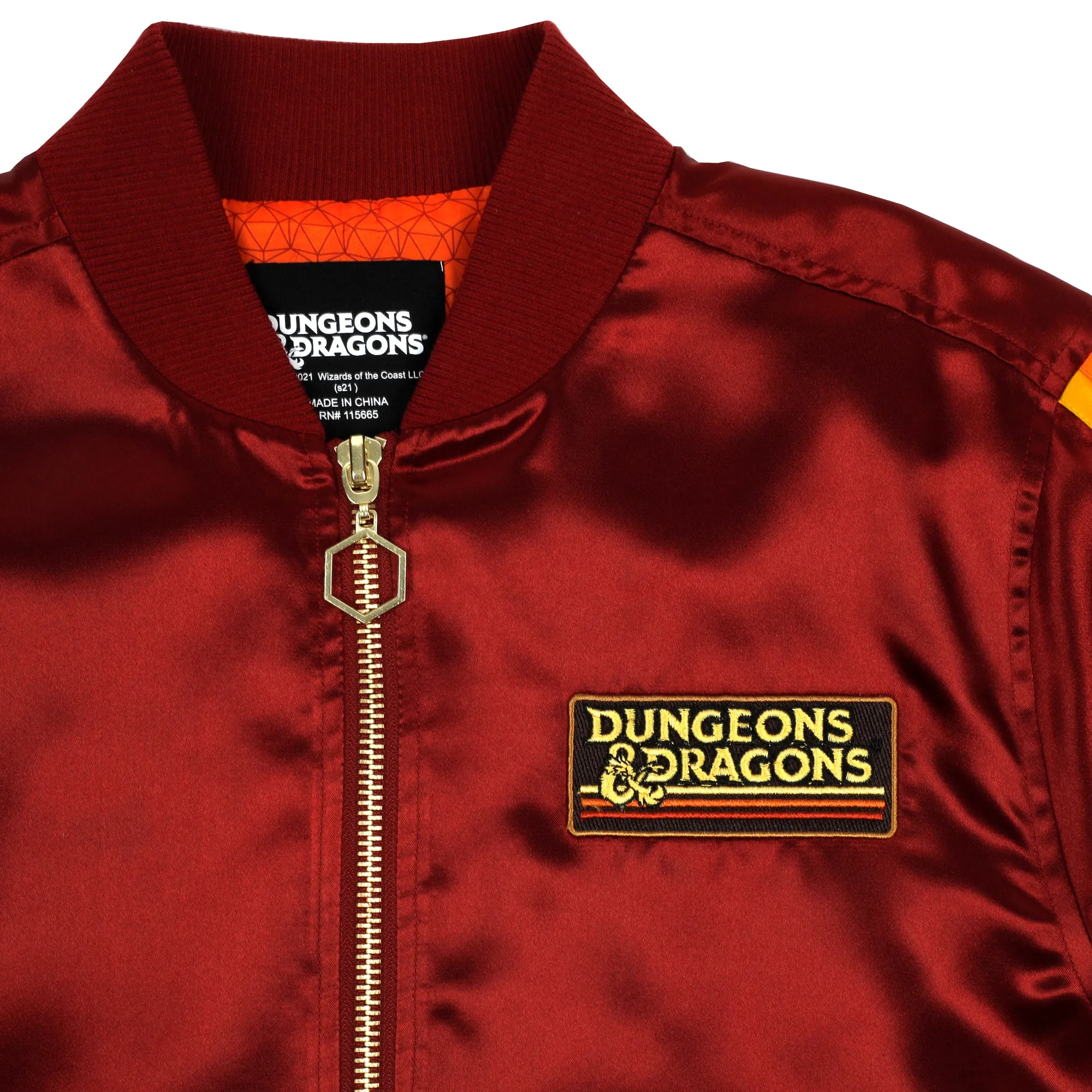 Retro Red Dragon Bomber Jacket