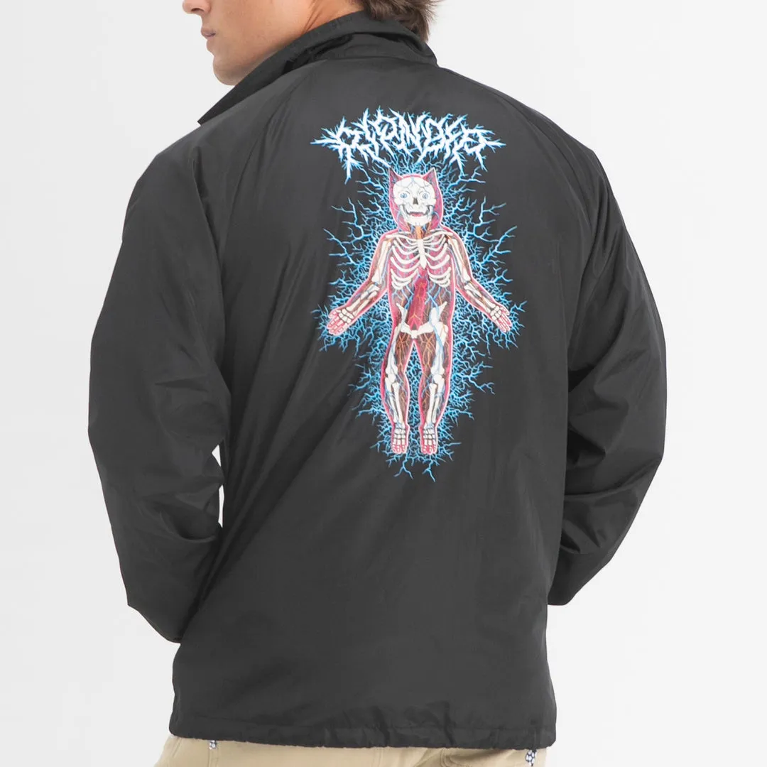 RIPNDIP NERVOUS SYSTEM COACHES JACKET-BLACK