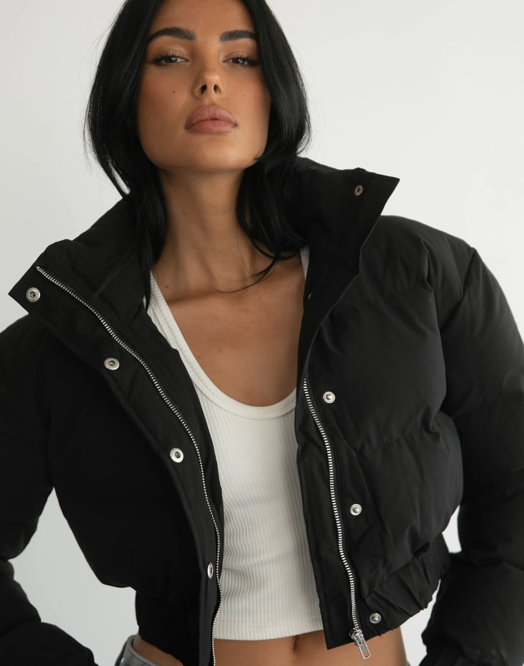 Robbie Puffer Jacket (Black)