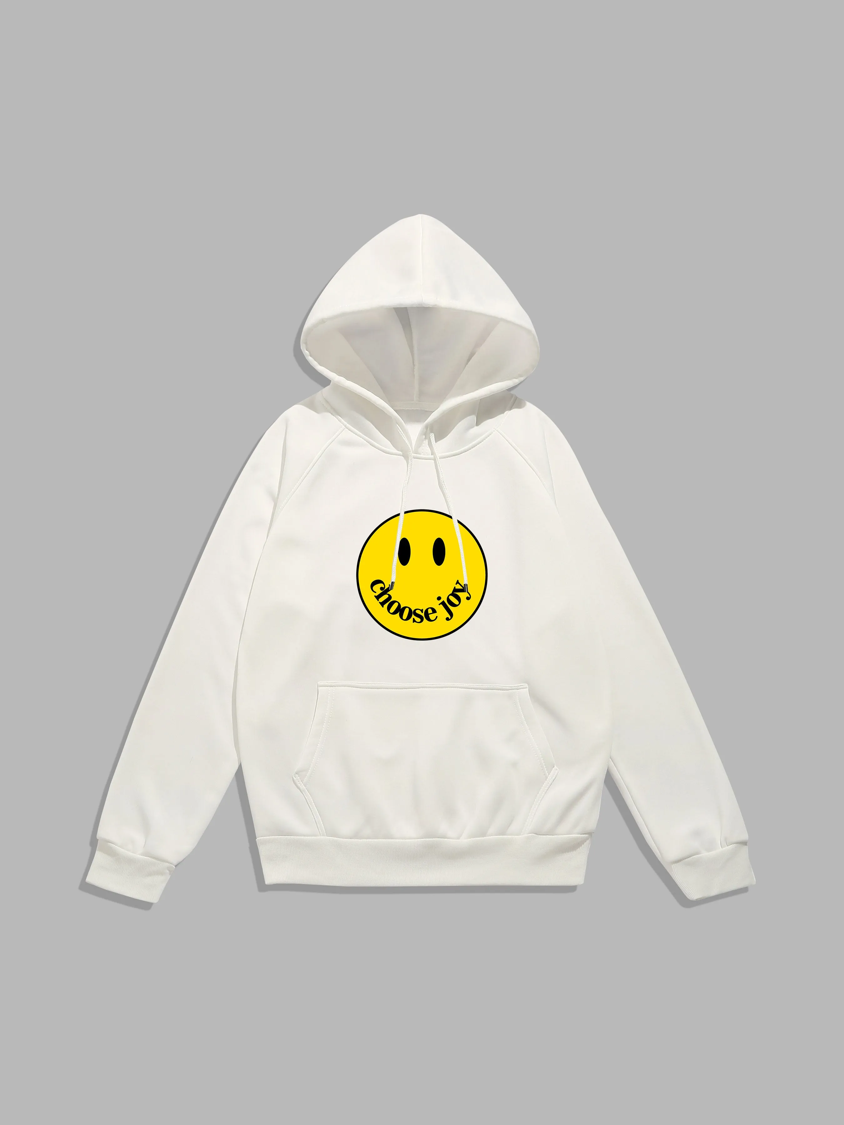 Smiley Print Hoodie