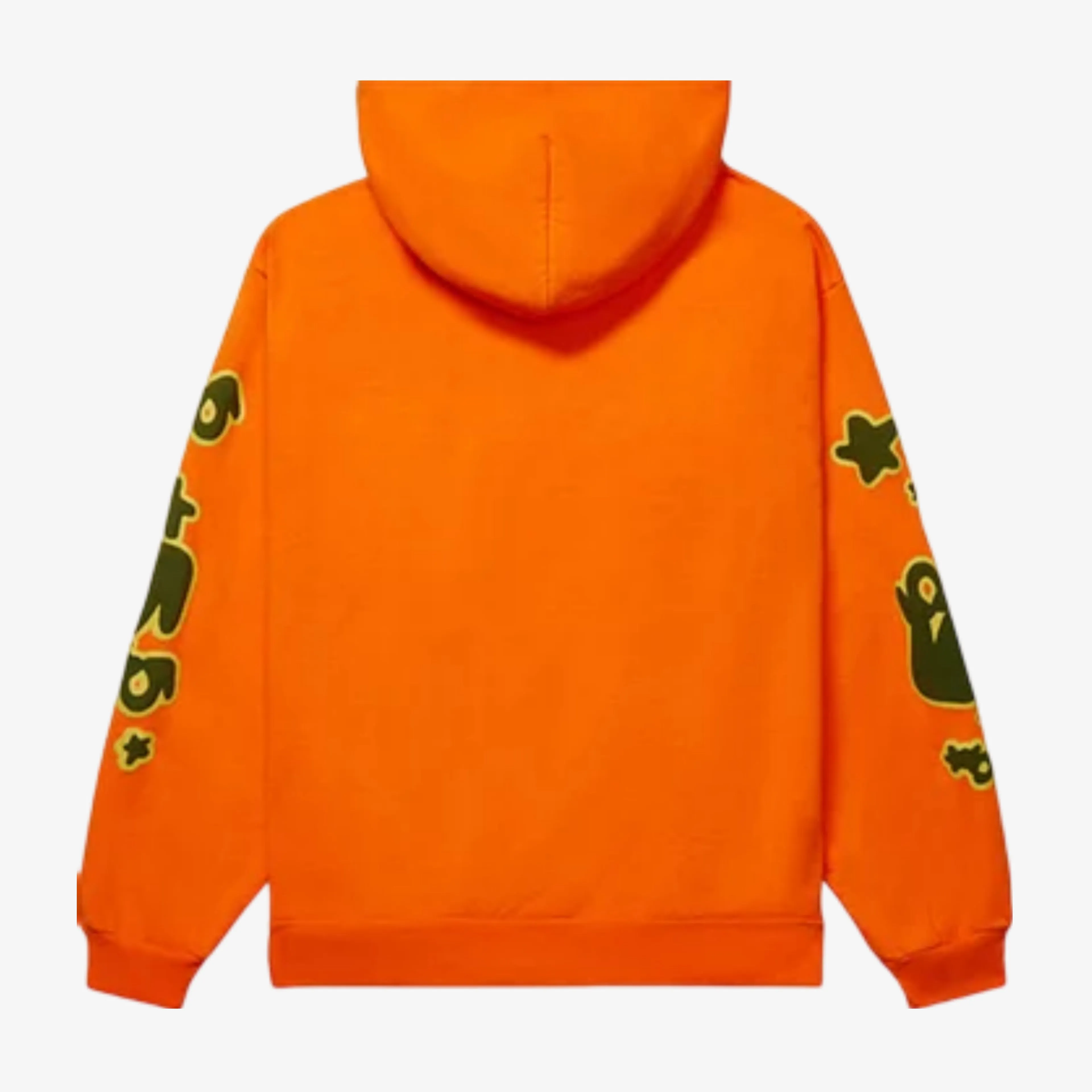 Sp5der 'Beluga' Pullover Hoodie Orange / Green FW23