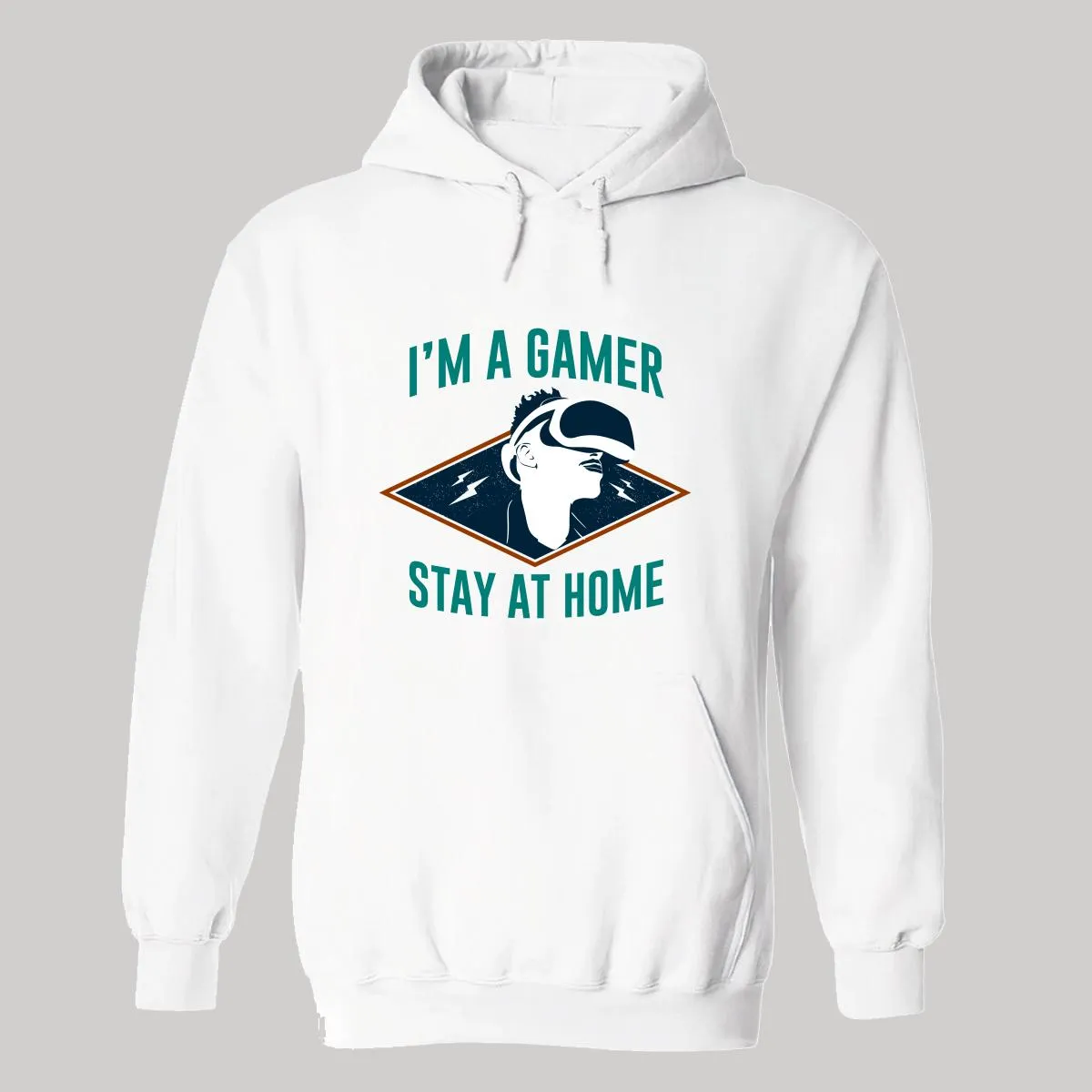 Sudadera Hombre  Hoodie Gamer Videojuegos Frases 077