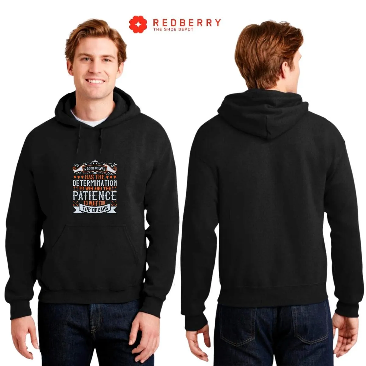 Sudadera Hombre  Hoodie Golf Deporte Frases 001