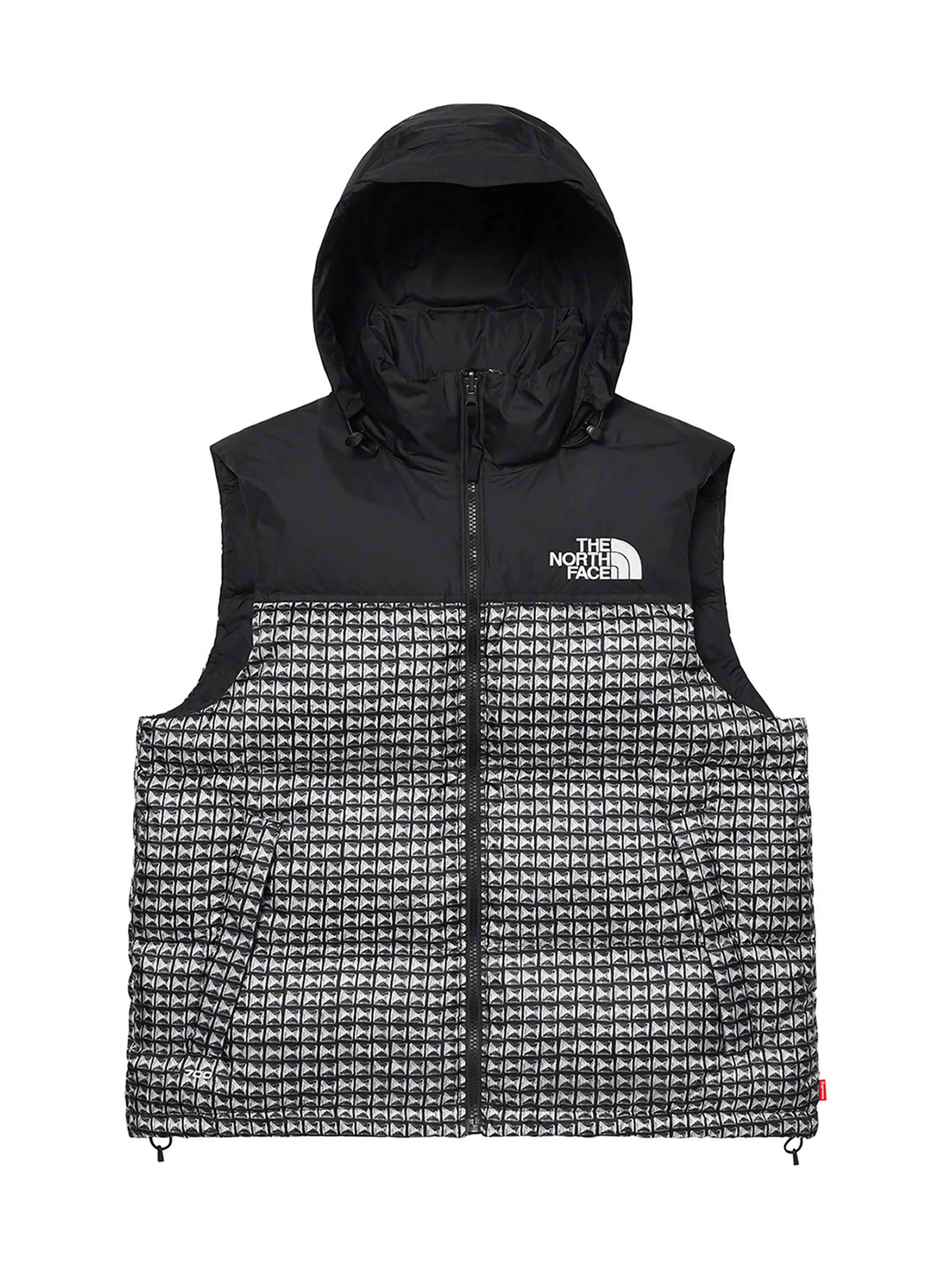 Supreme The North Face Studded Nuptse Vest Black [SS21]