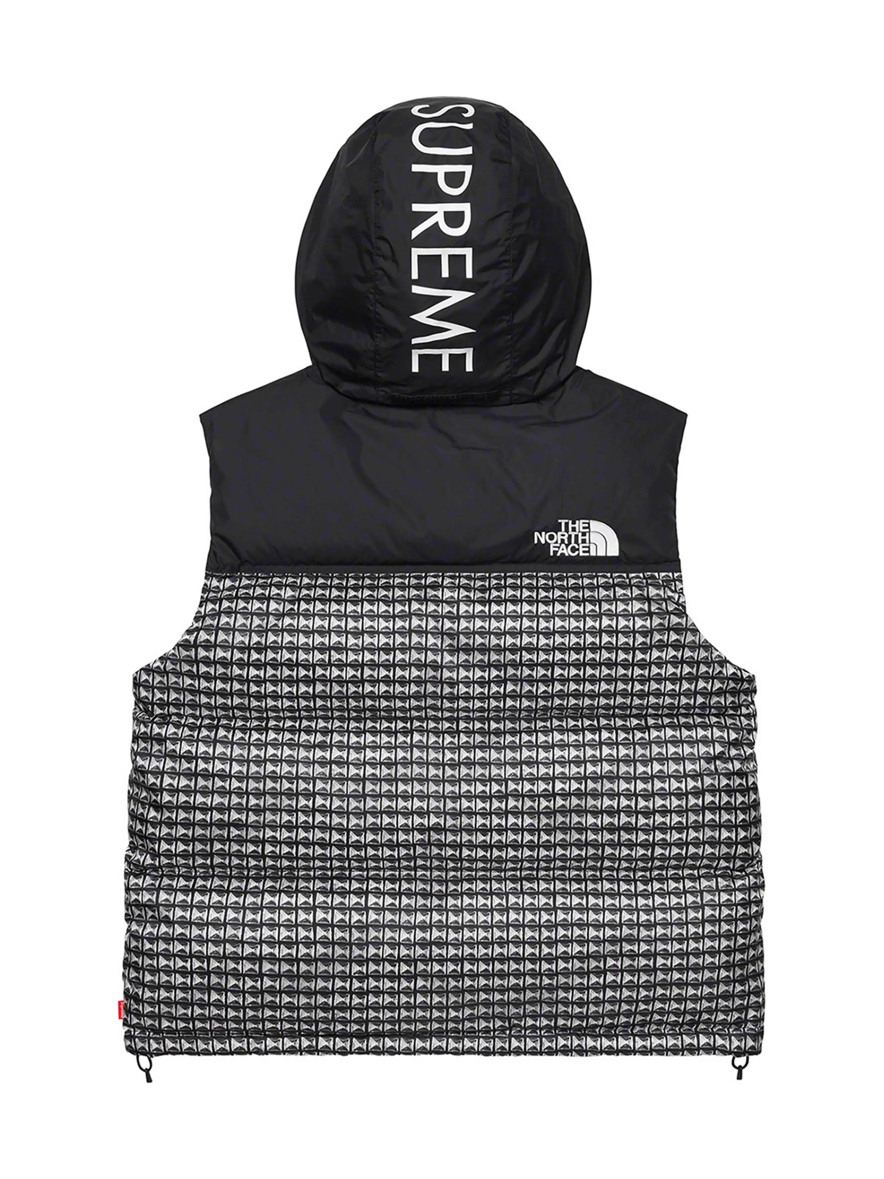 Supreme The North Face Studded Nuptse Vest Black [SS21]