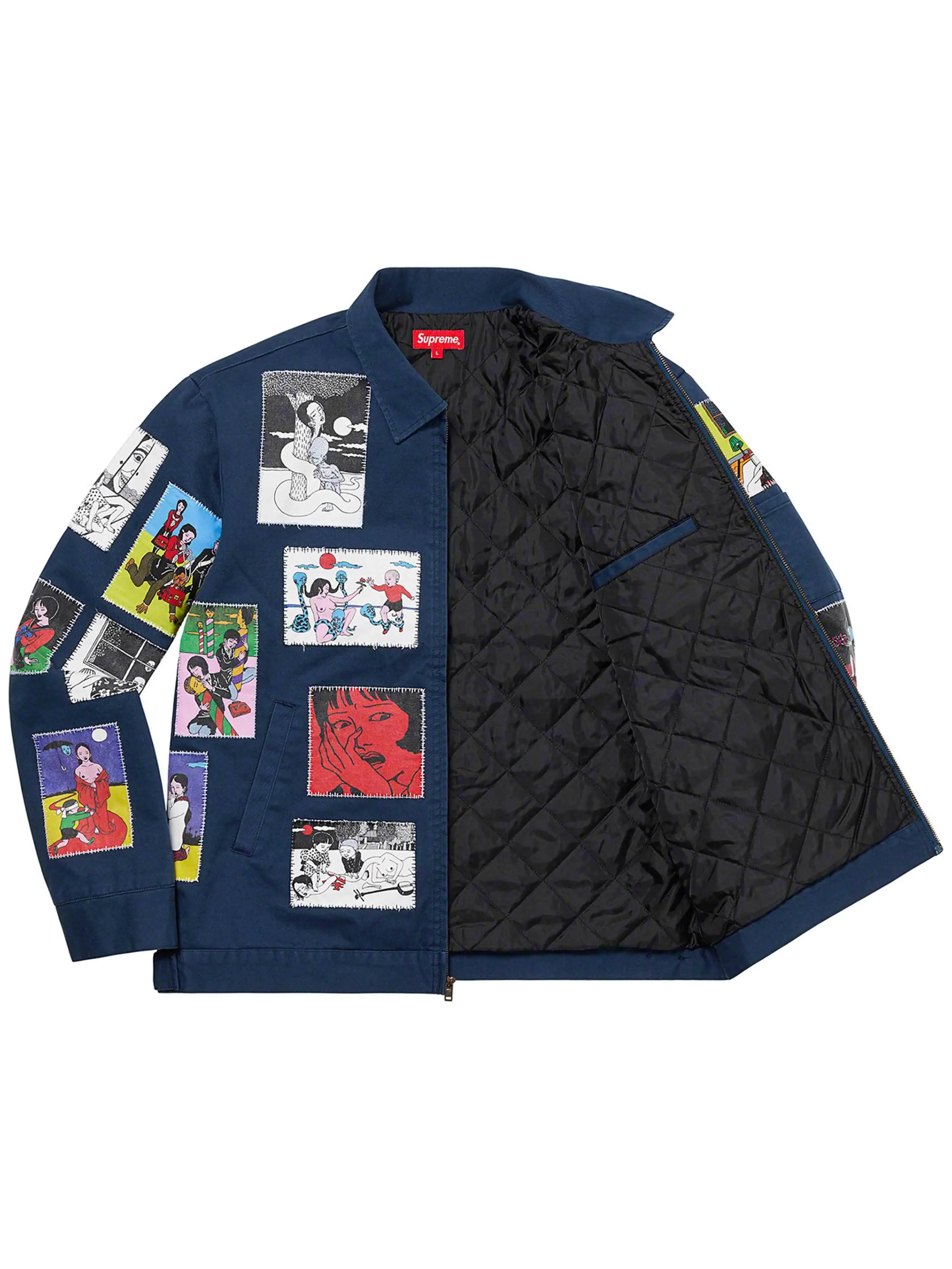 Supreme Toshio Saeki Work Jacket Navy [FW20]