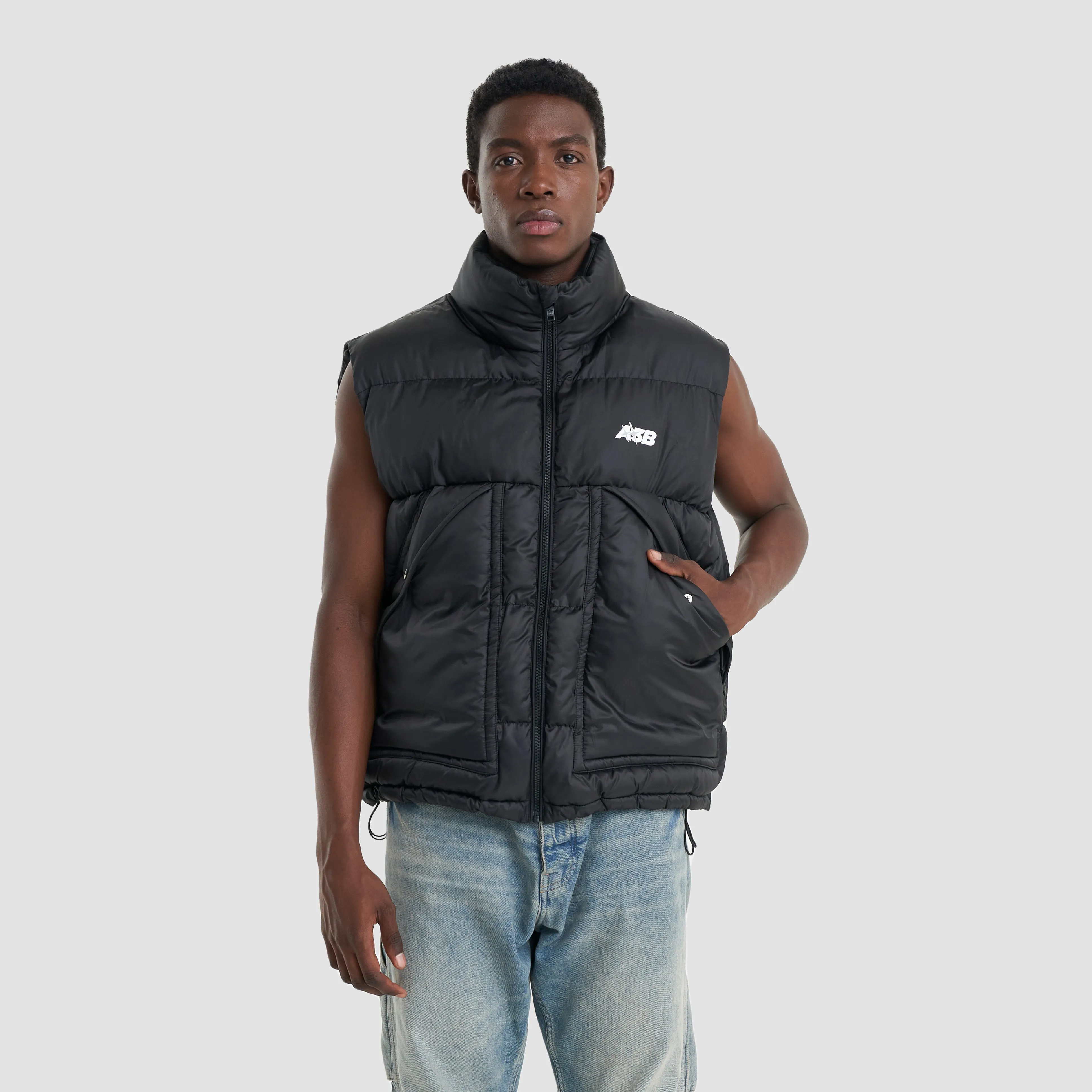 TACTICAL LOGO VEST BLACK