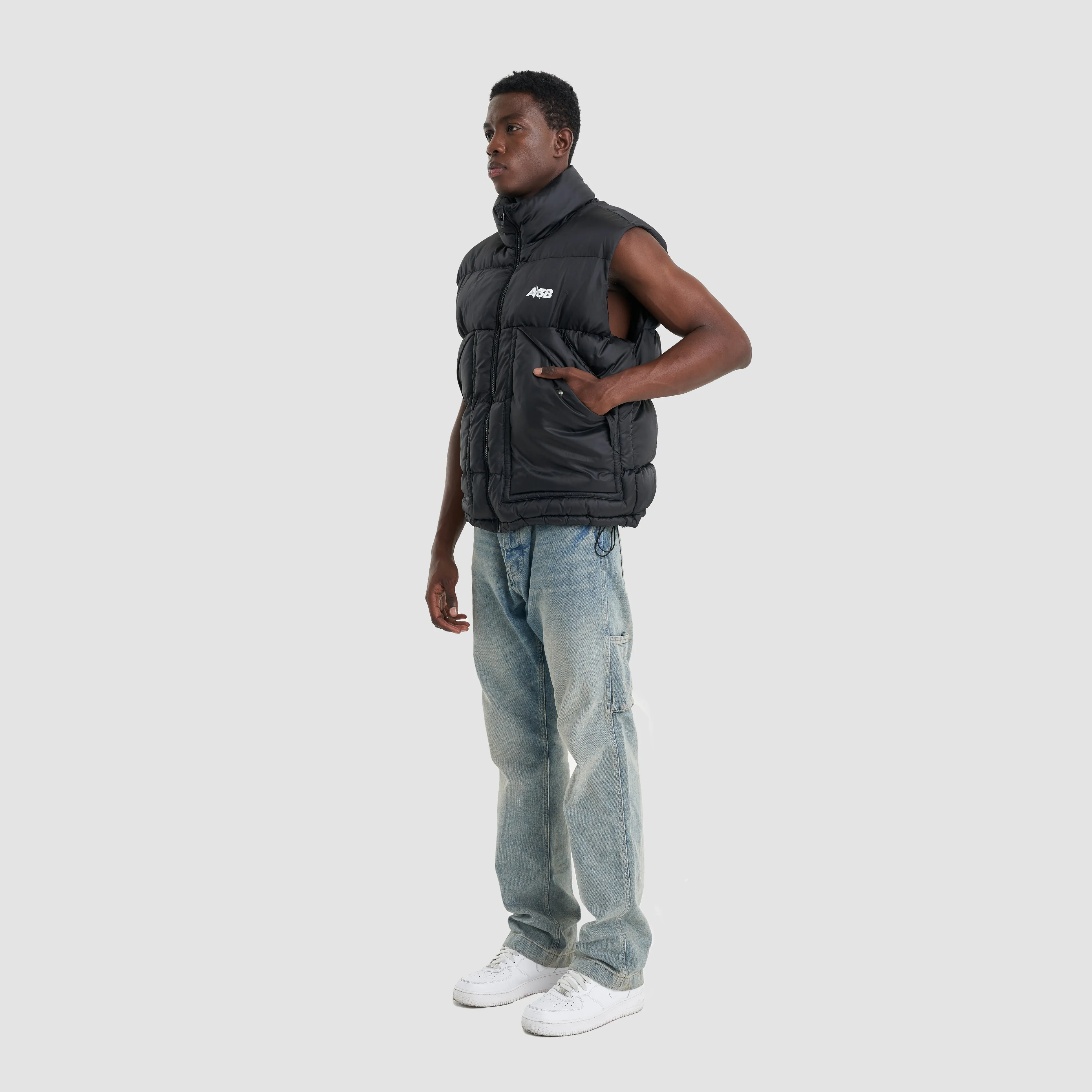 TACTICAL LOGO VEST BLACK