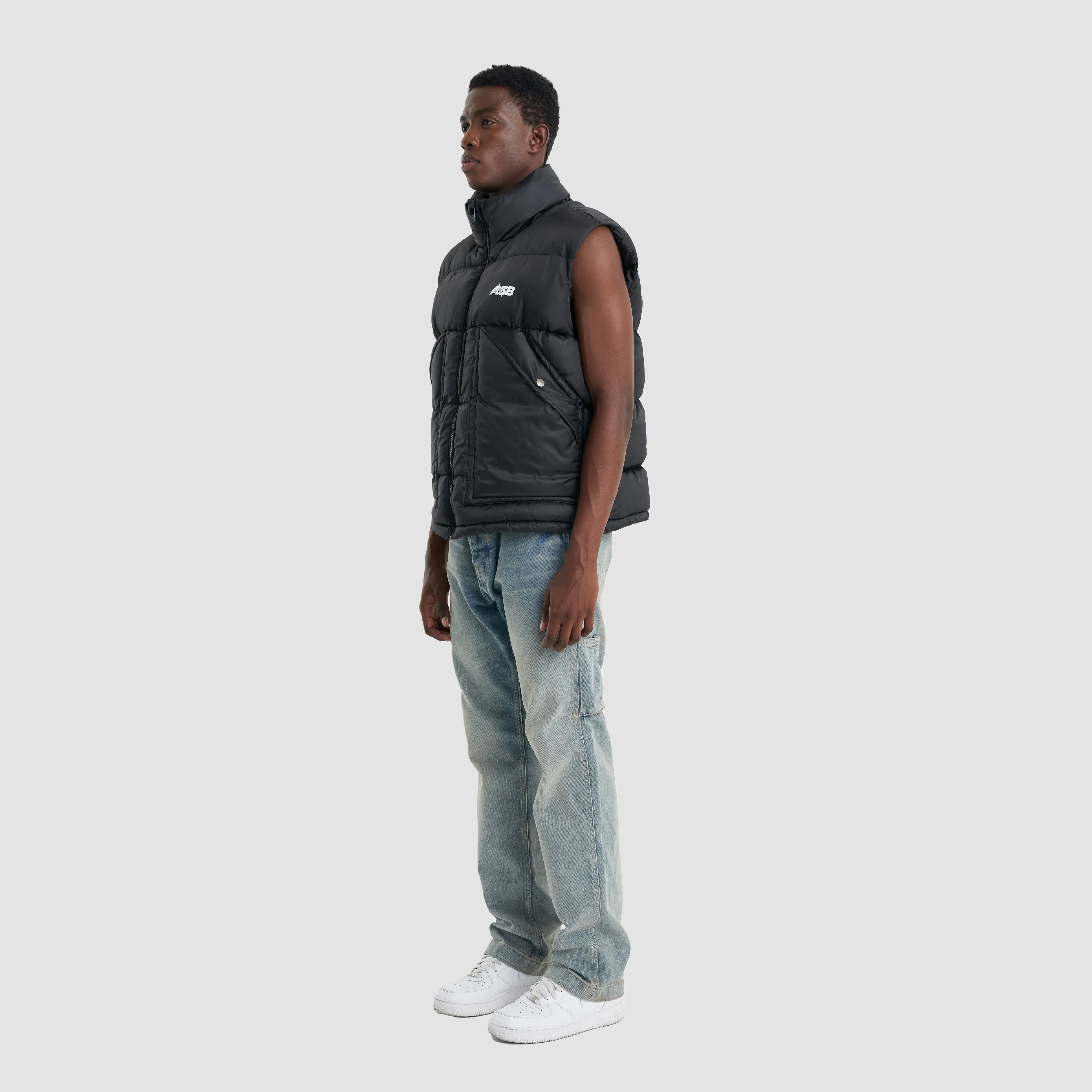 TACTICAL LOGO VEST BLACK