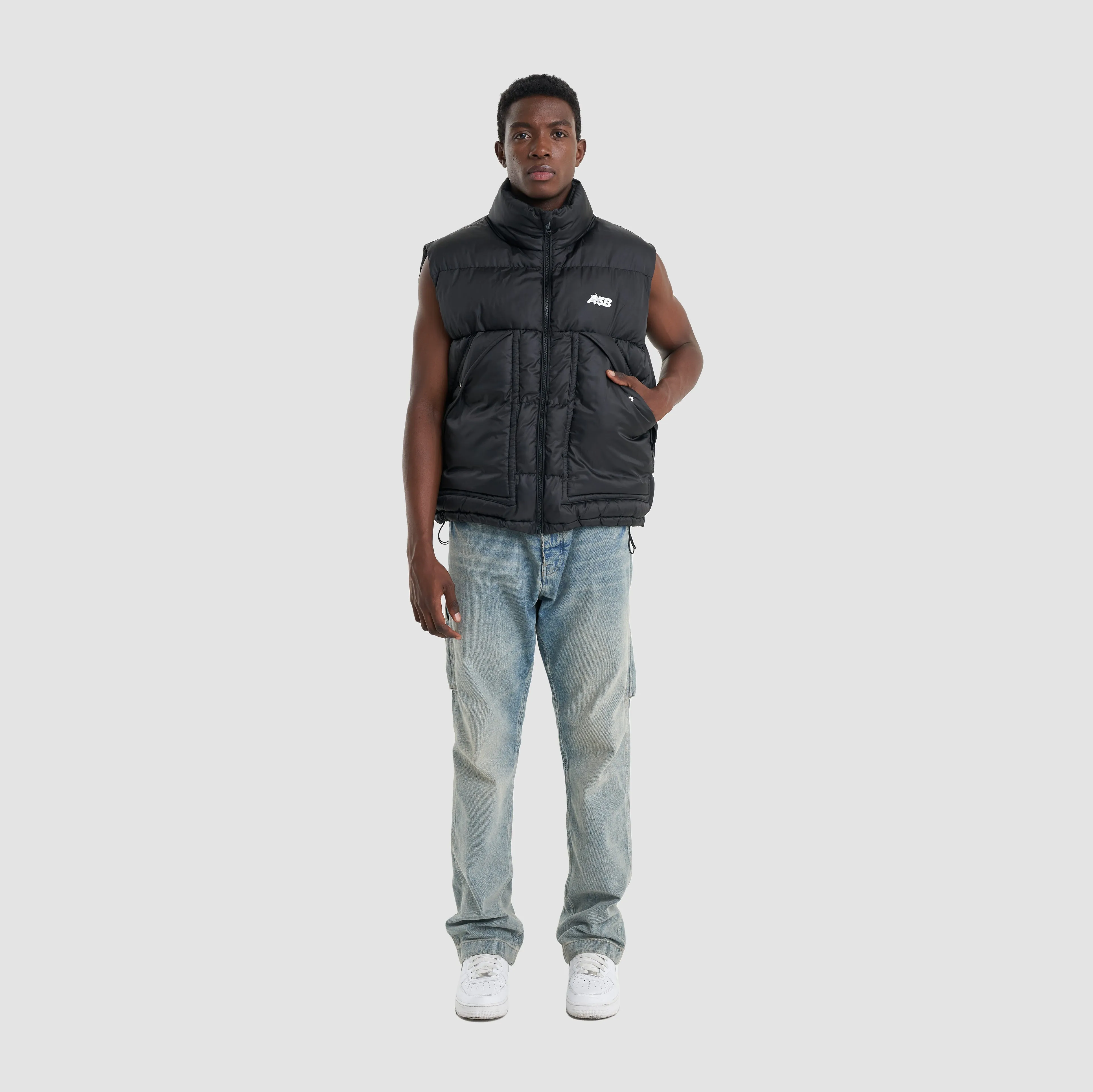 TACTICAL LOGO VEST BLACK