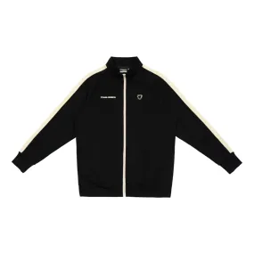 TEAMJOINED JOINED STRIPE ZIP UP-BLACK/BEIGE