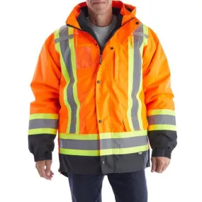 Terra Hi-Vis 7 in 1 System Winter Work Jacket - 116501 Orange