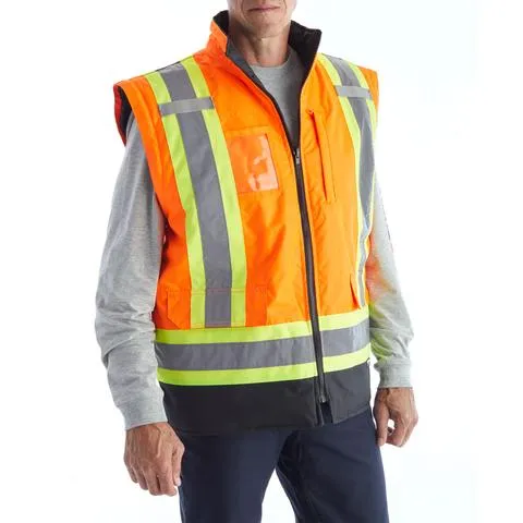 Terra Hi-Vis 7 in 1 System Winter Work Jacket - 116501 Orange