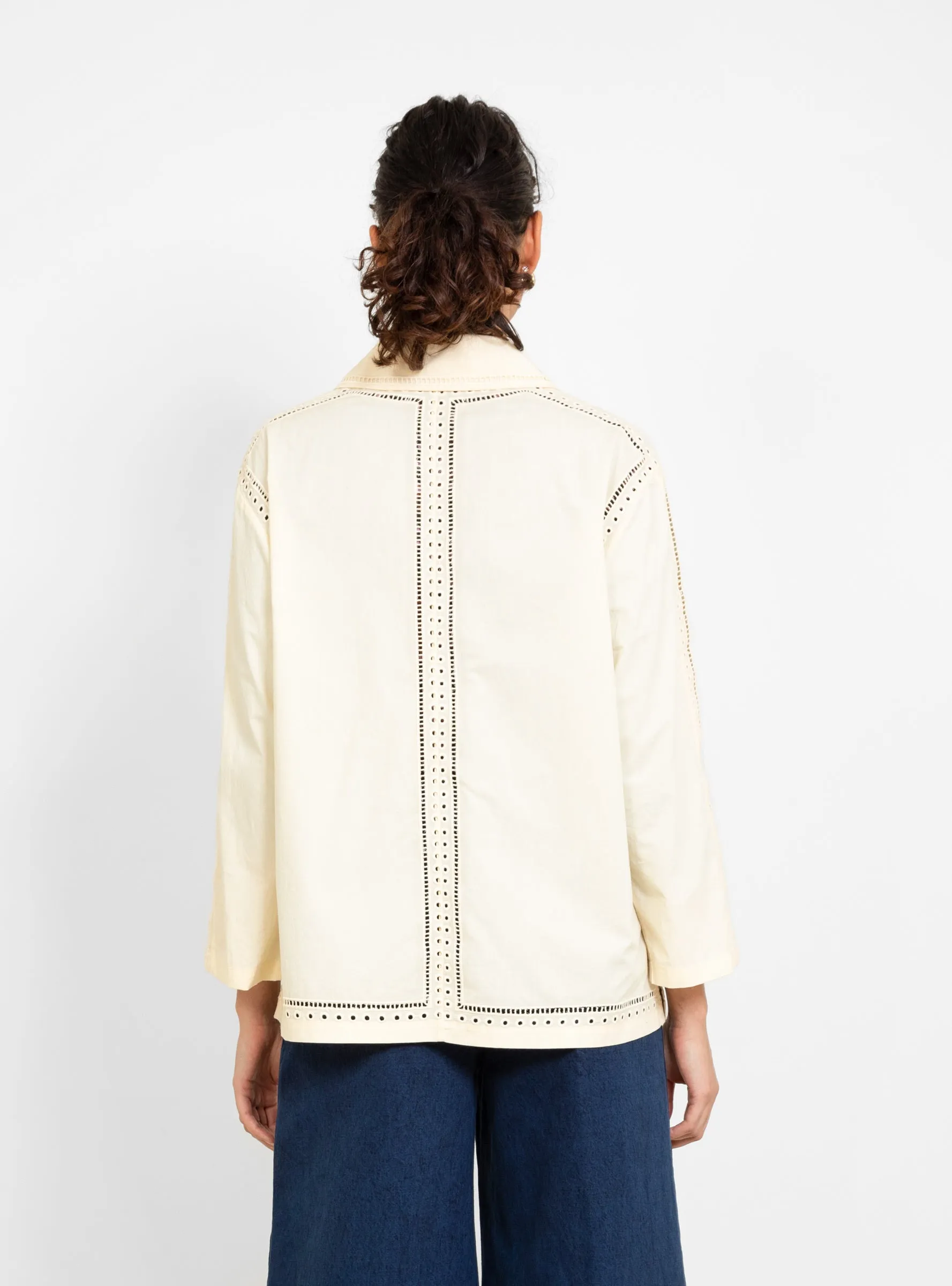 Travail Jacket Broderie Ivory