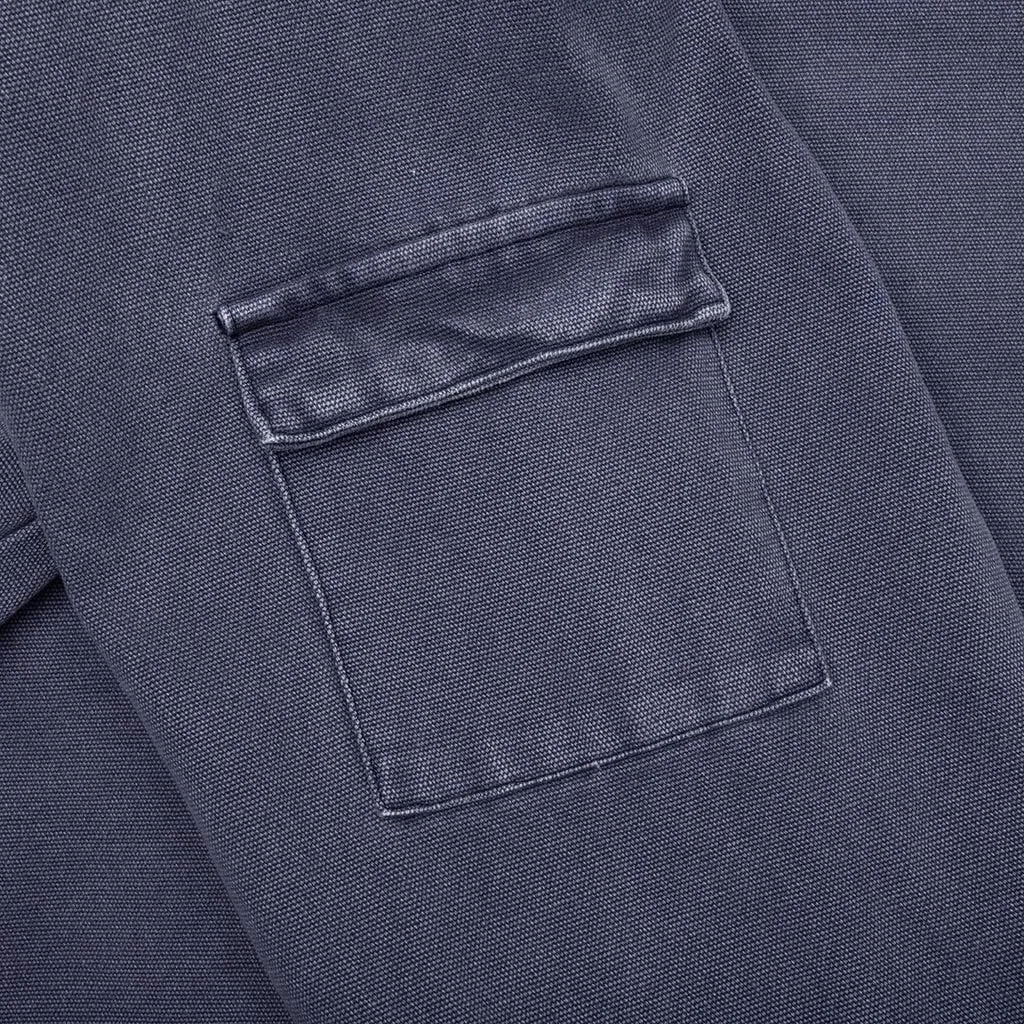 Twilled Bird Wheel Jacket - Washed Blue