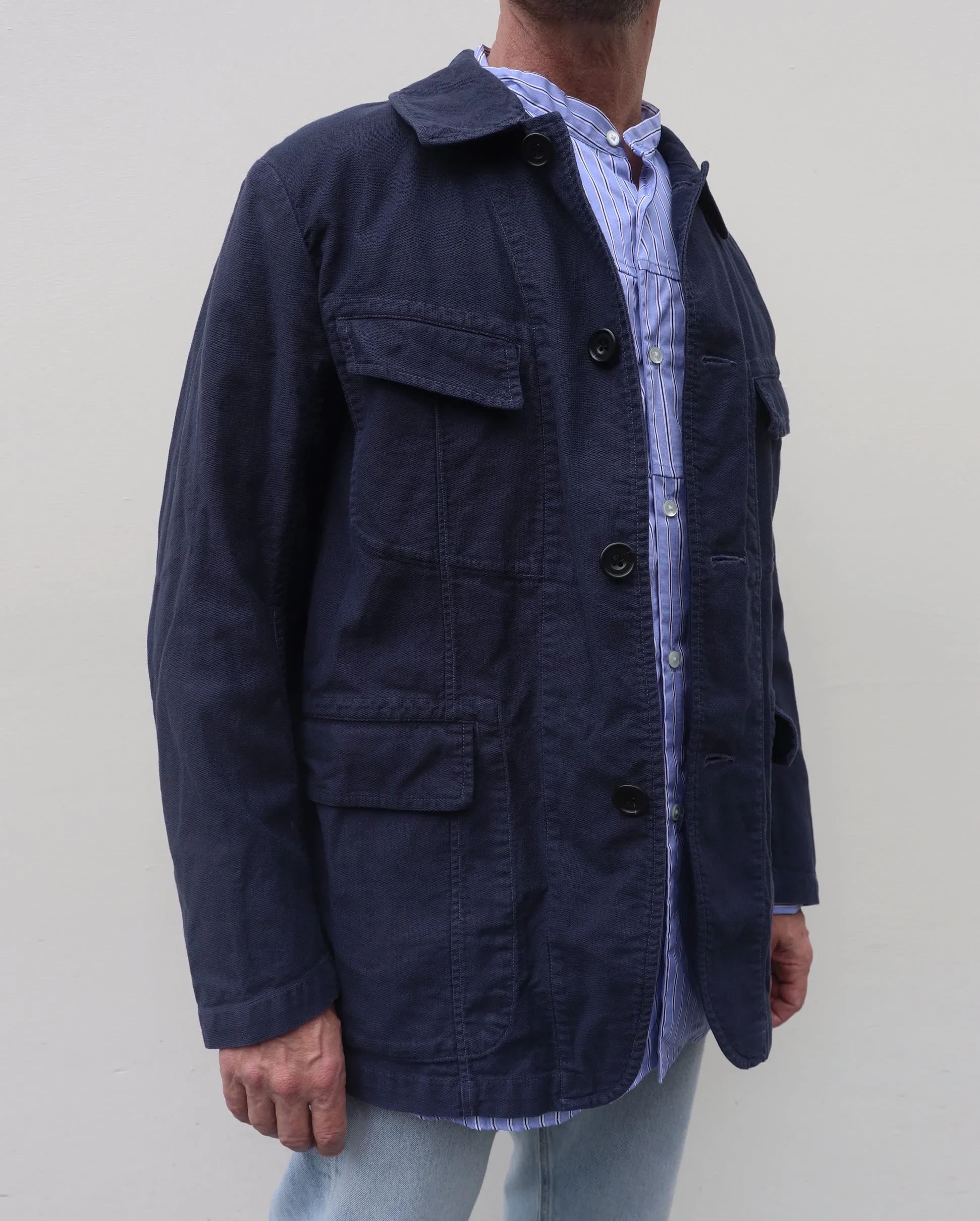 UNCUT RIDGES COVERALL JACKET / NAVY