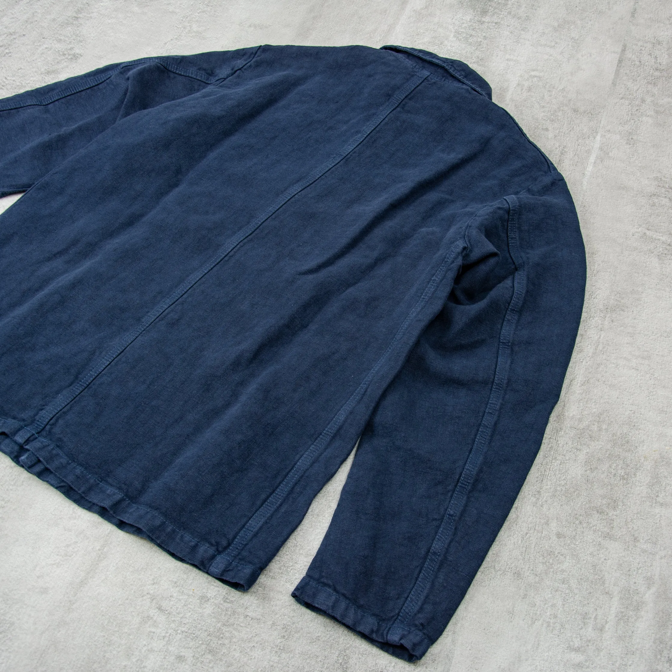 Vetra Linen Jacket 5c - Navy