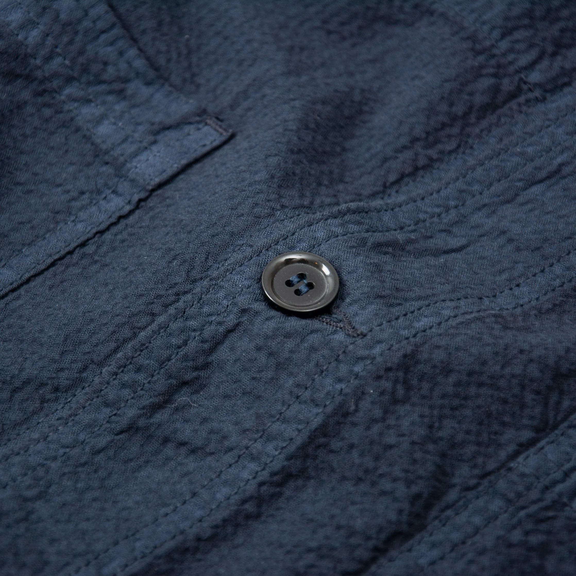 Vetra Weaved Seersucker Jacket - Navy