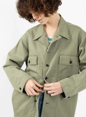 Wide Jacket Khaki Green