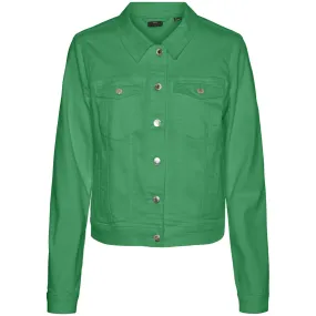 Wild Soya Denim Jacket - Bright Green