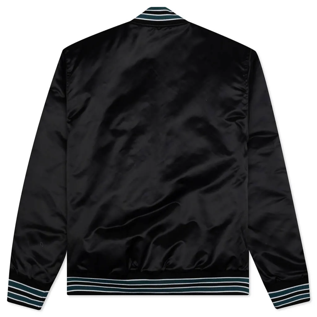 Zipped Team Jacket - Black